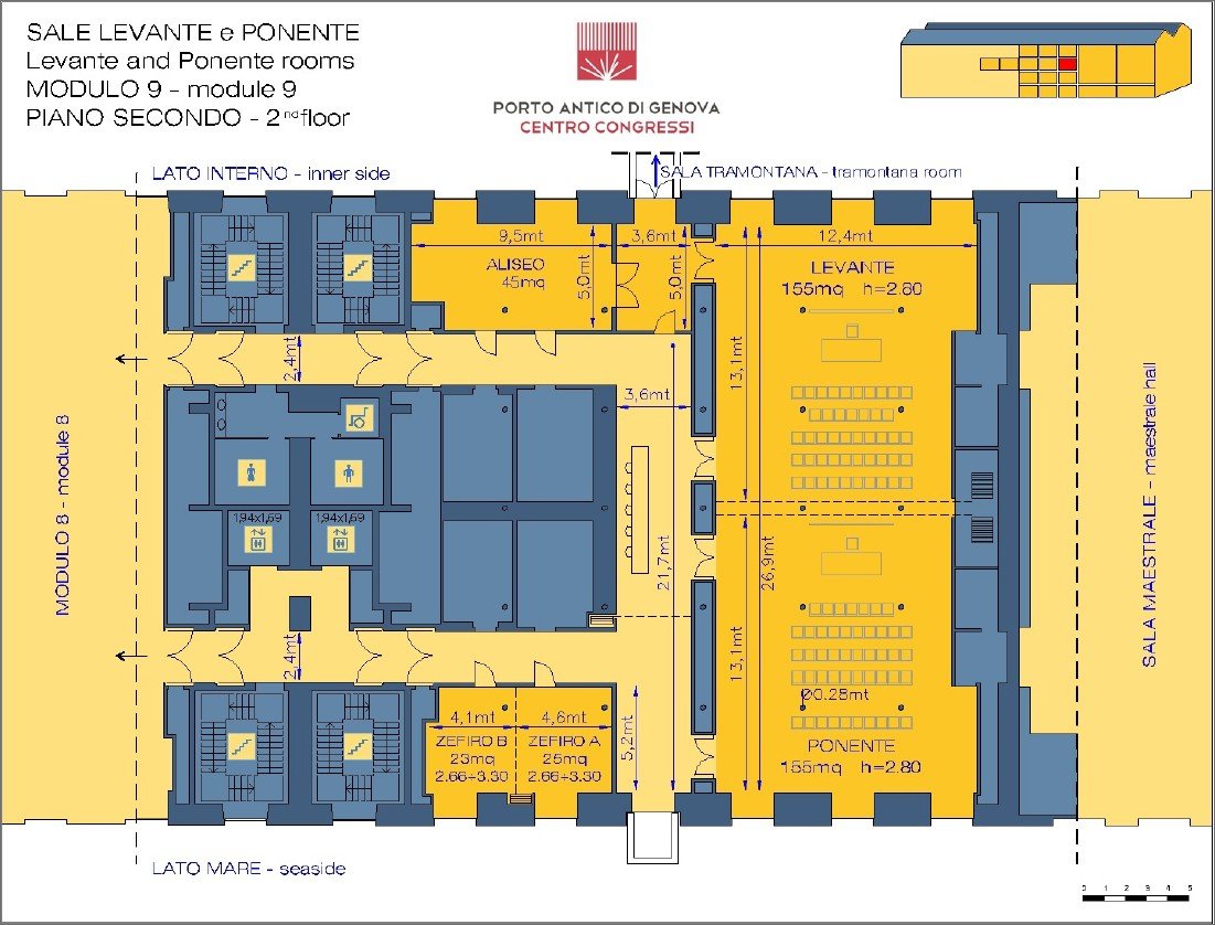 Piano Secondo — 2nd floor